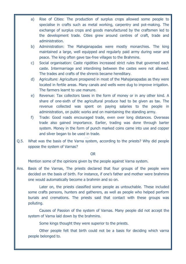 A2ZWorksheets:General Awareness-Our History and Heritage-Kingdoms, Kings And An Early Republic-12