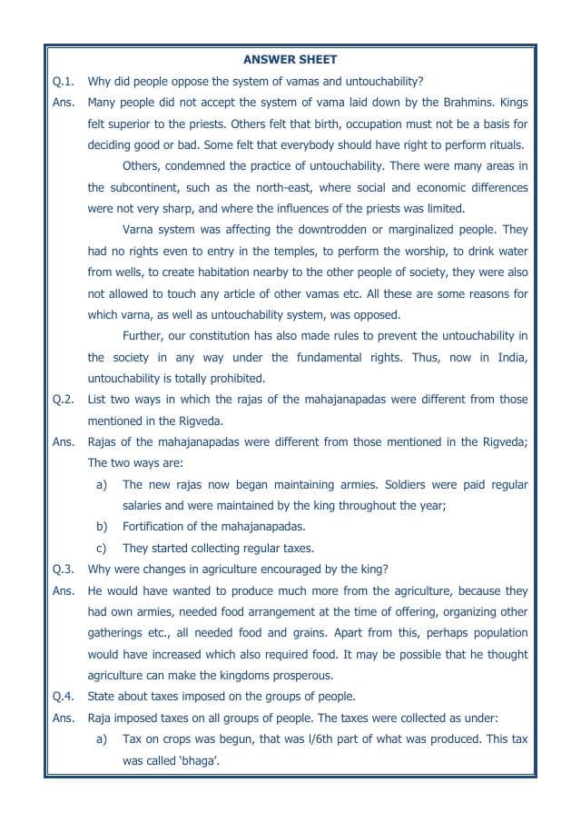 A2ZWorksheets:General Awareness-Our History and Heritage-Kingdoms, Kings And An Early Republic-13