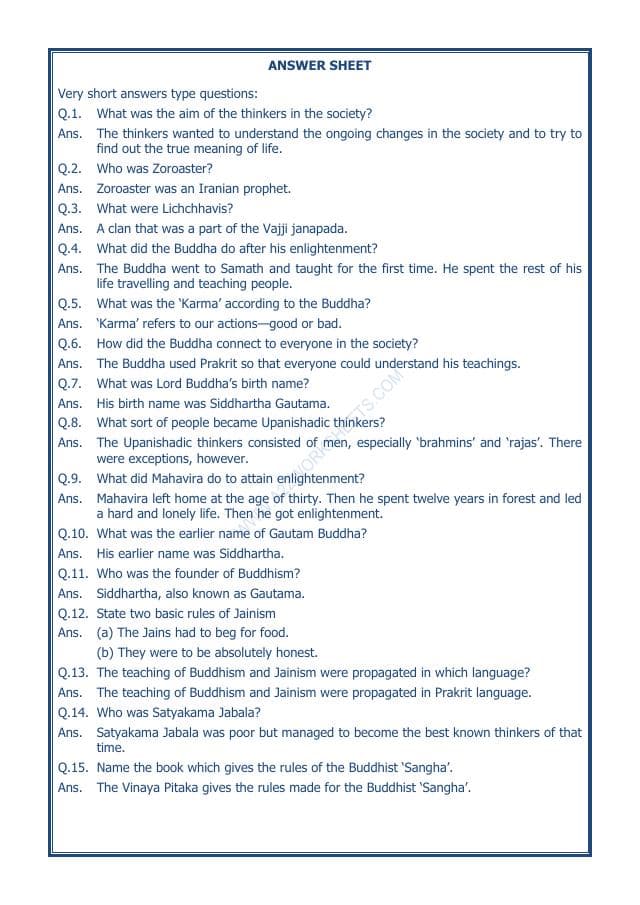 A2ZWorksheets:General Awareness-Our History and Heritage-New Question And Ideas-01