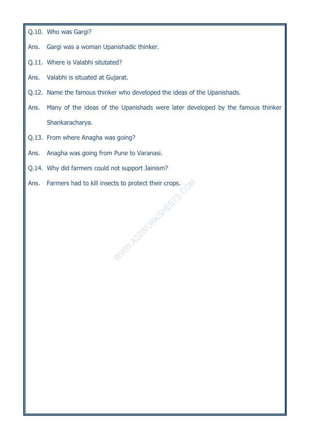 A2ZWorksheets:General Awareness-Our History and Heritage-New Question And Ideas-04