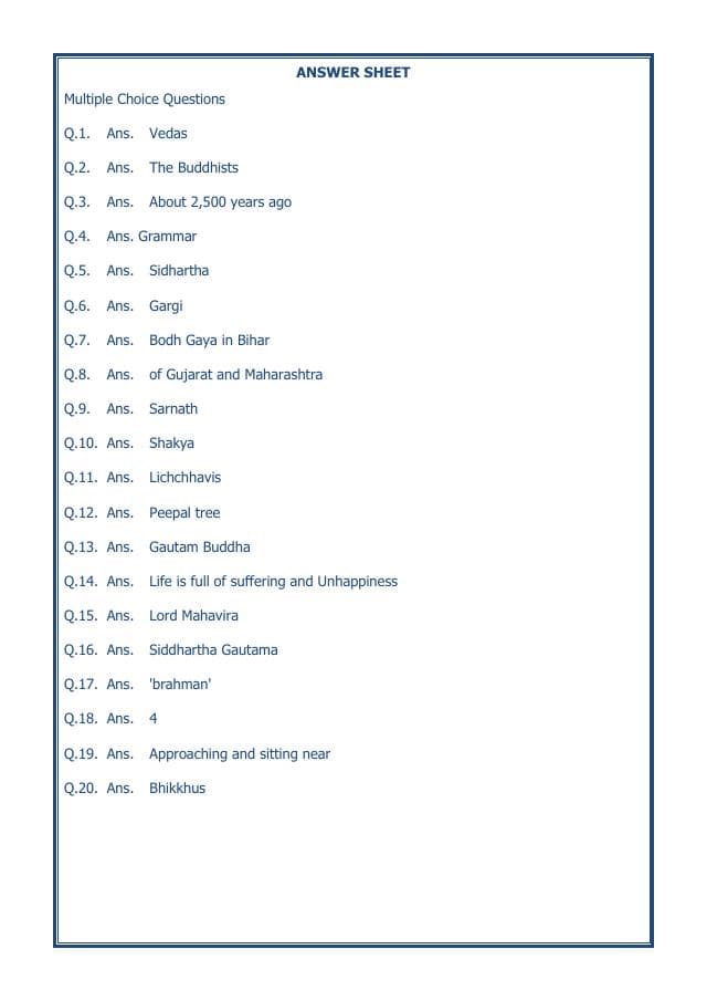 A2ZWorksheets:General Awareness-Our History and Heritage-New Question And Ideas-06