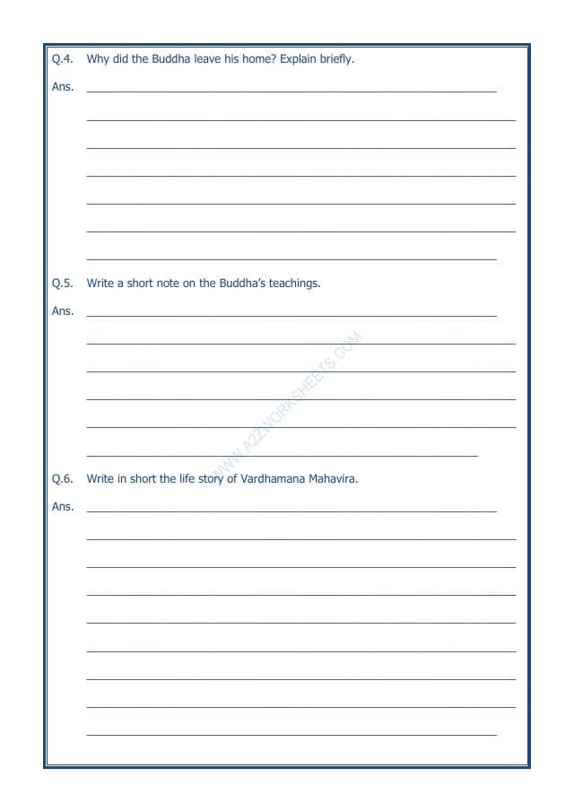 A2ZWorksheets:General Awareness-Our History and Heritage-New Question And Ideas-09