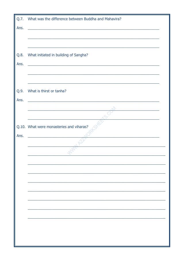 A2ZWorksheets:General Awareness-Our History and Heritage-New Question And Ideas-09