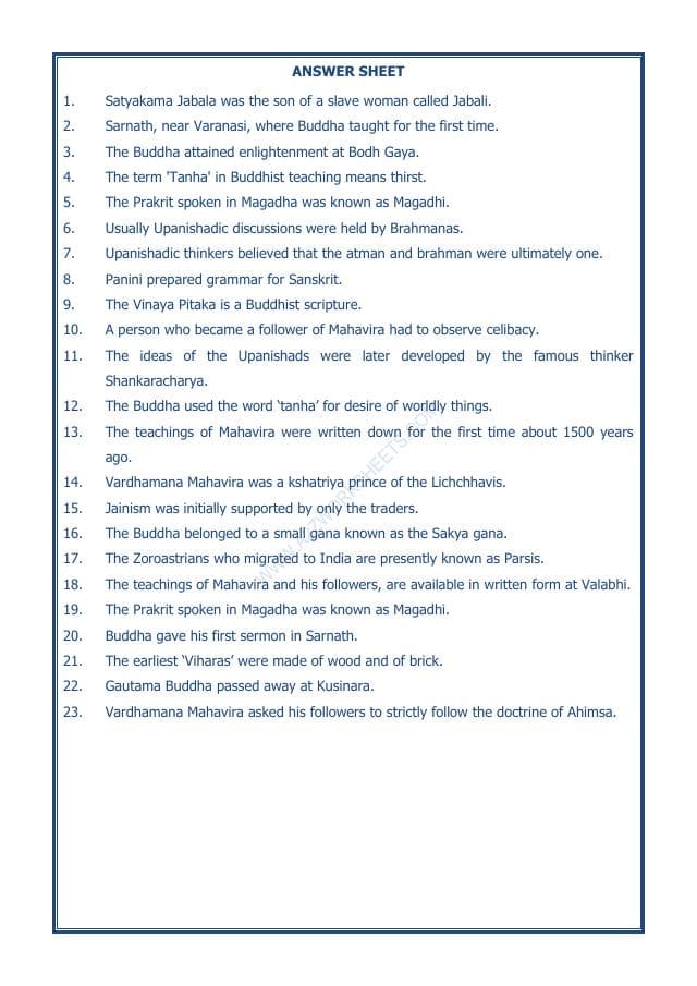 A2ZWorksheets:General Awareness-Our History and Heritage-New Question And Ideas-12