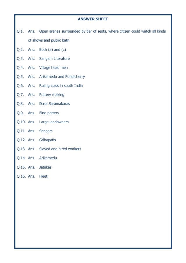 A2ZWorksheets:General Awareness-Our History and Heritage-Vital Villages, Thriving Towns-06