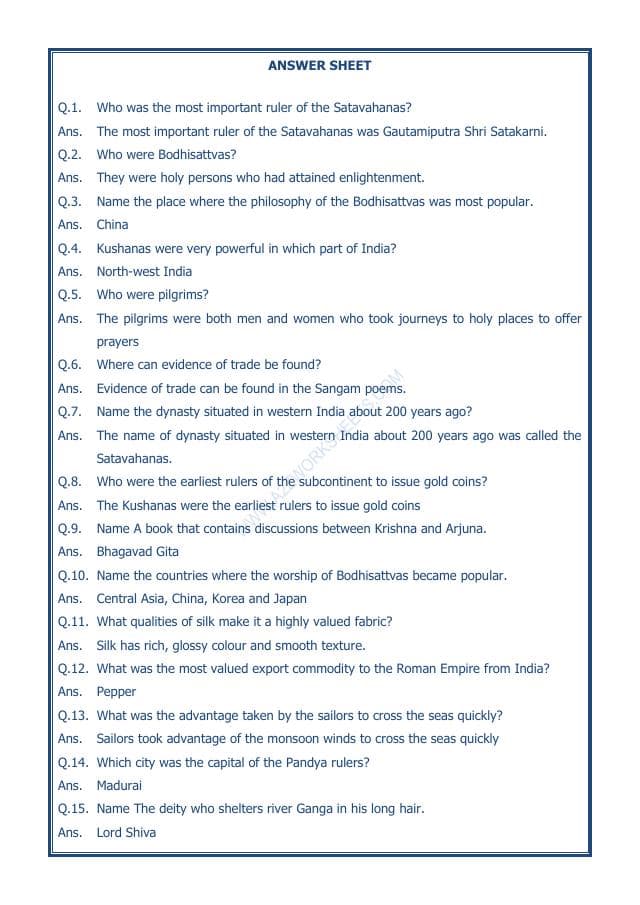 A2ZWorksheets:General Awareness-Our History and Heritage-Traders, Kings And Pilgrims-05