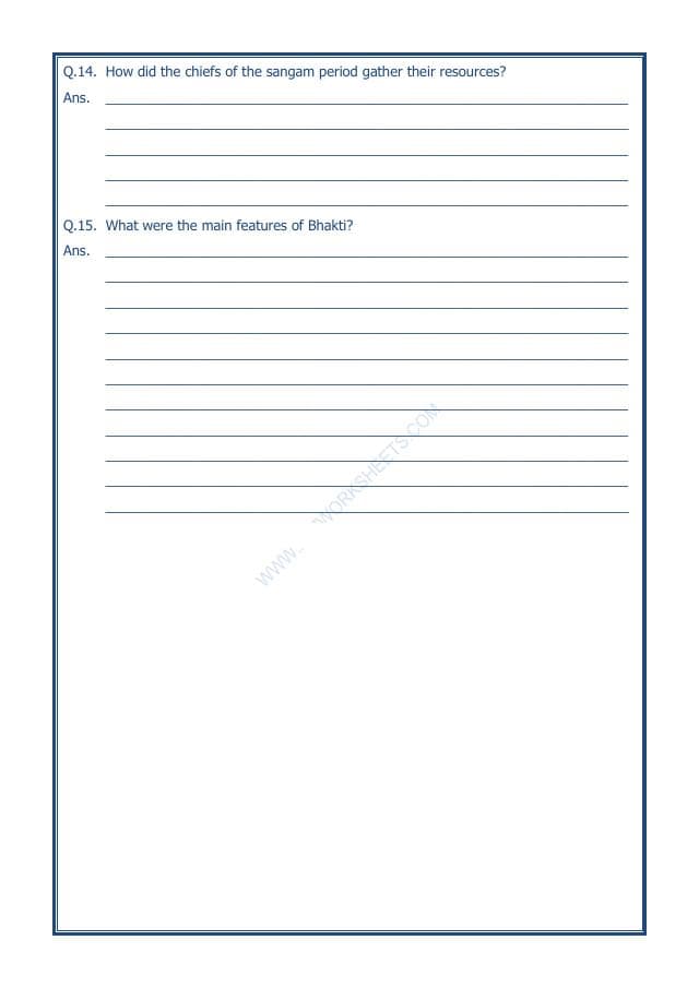 A2ZWorksheets:General Awareness-Our History and Heritage-Traders, Kings And Pilgrims-08