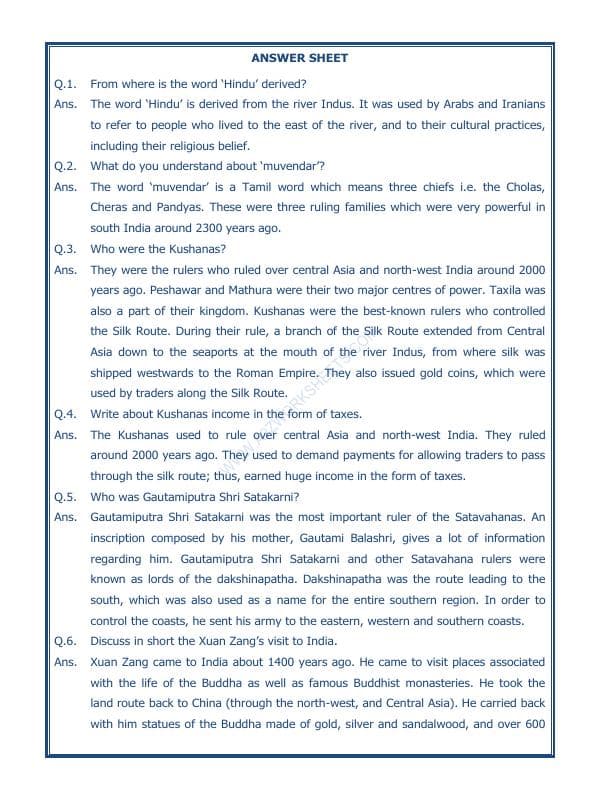 A2ZWorksheets:General Awareness-Our History and Heritage-Traders, Kings And Pilgrims-11