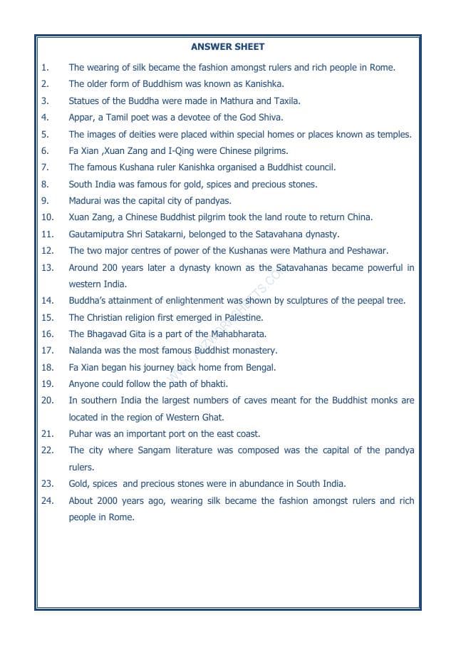 A2ZWorksheets:General Awareness-Our History and Heritage-Traders, Kings And Pilgrims-12