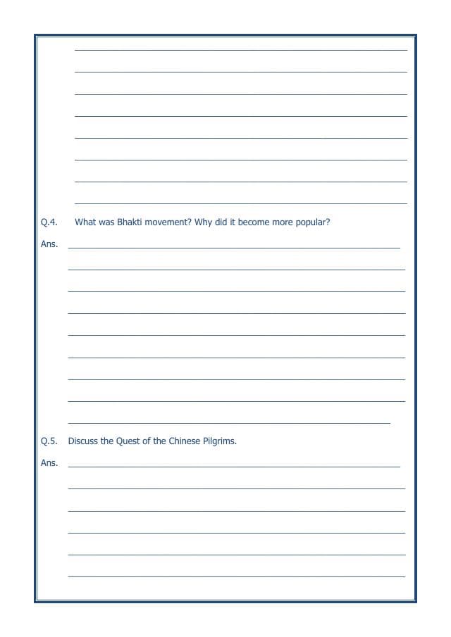 A2ZWorksheets:General Awareness-Our History and Heritage-Traders, Kings And Pilgrims-14