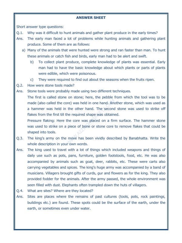 A2ZWorksheets:General Awareness-Our History and Heritage-New Empires And Kingdoms-11