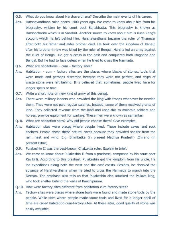 A2ZWorksheets:General Awareness-Our History and Heritage-New Empires And Kingdoms-11