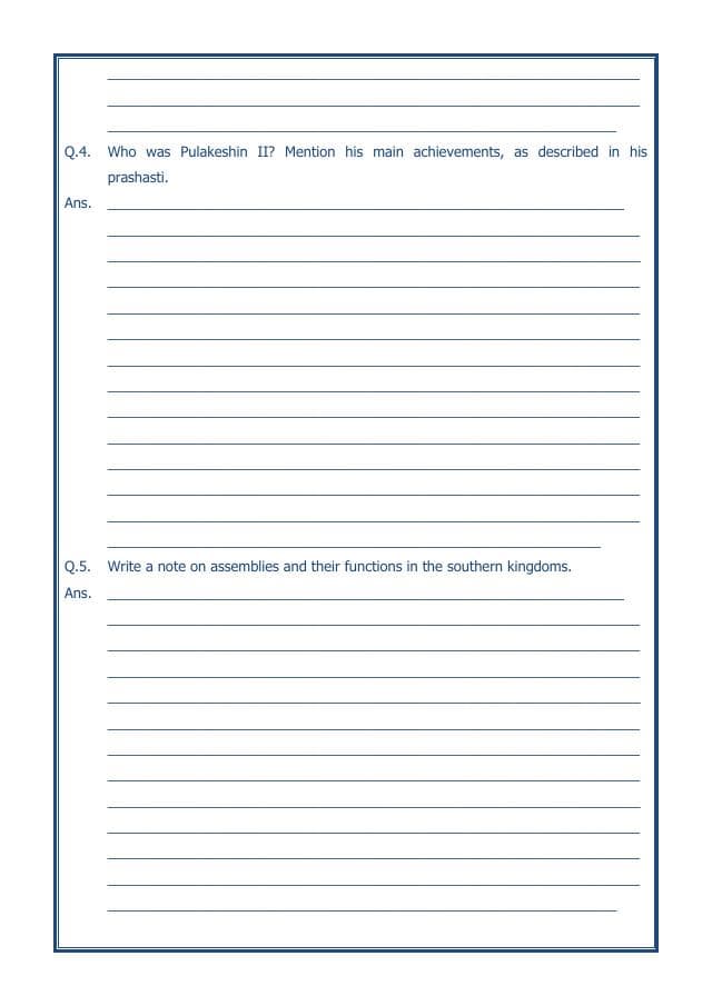 A2ZWorksheets:General Awareness-Our History and Heritage-New Empires And Kingdoms-15