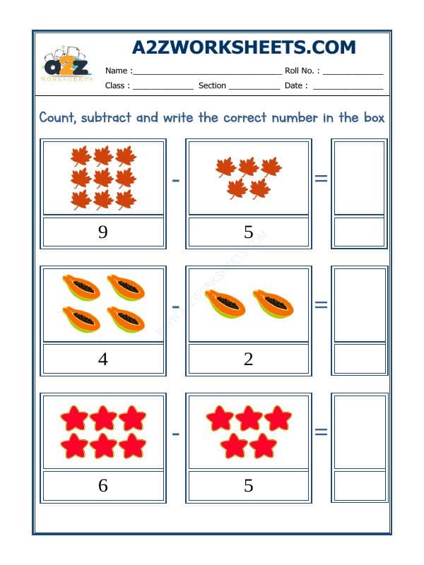 Subtraction Worksheet-10