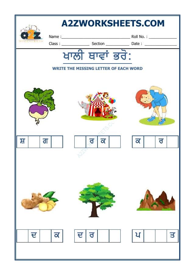 Punjabi Missing Word-01
