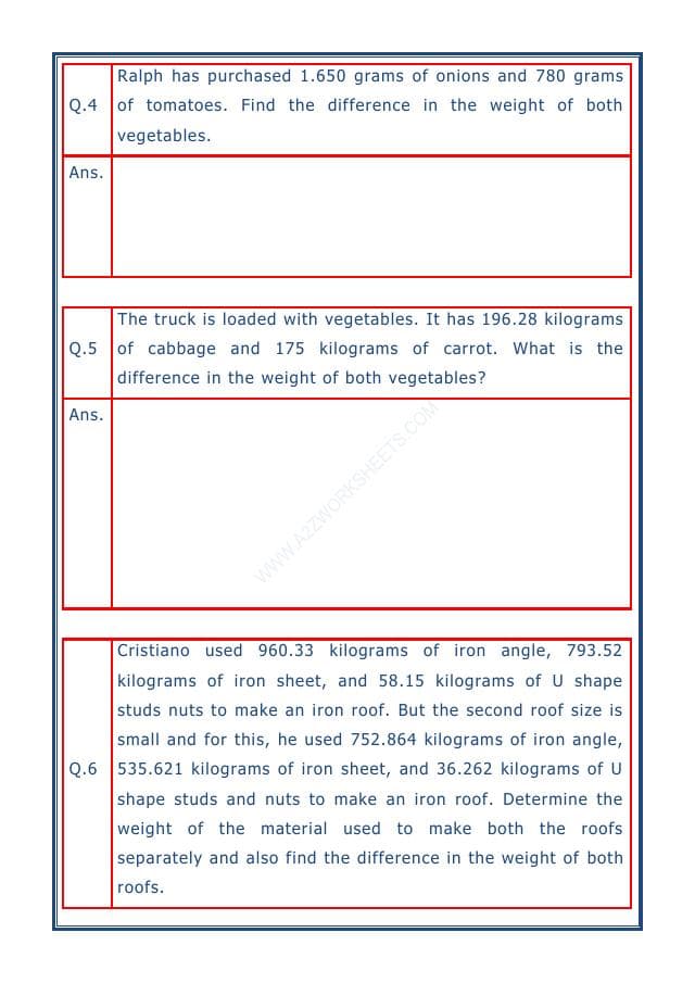 A2ZWorksheets:Maths-Subtraction-Subtraction-05