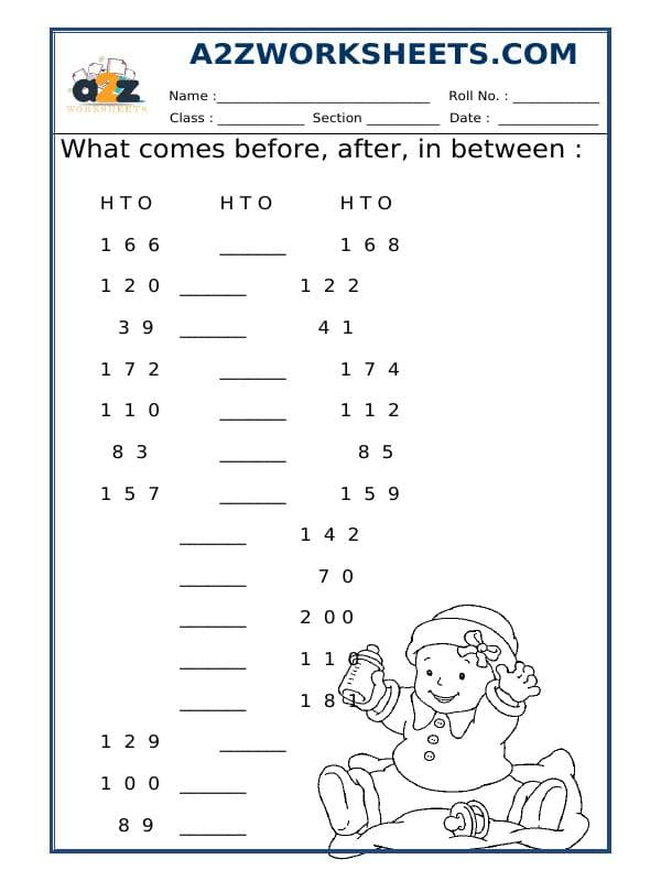 What Comes After, Before Or In Between
