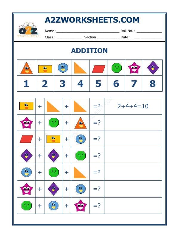 A2ZWorksheets:Maths-Addition-Addition-03