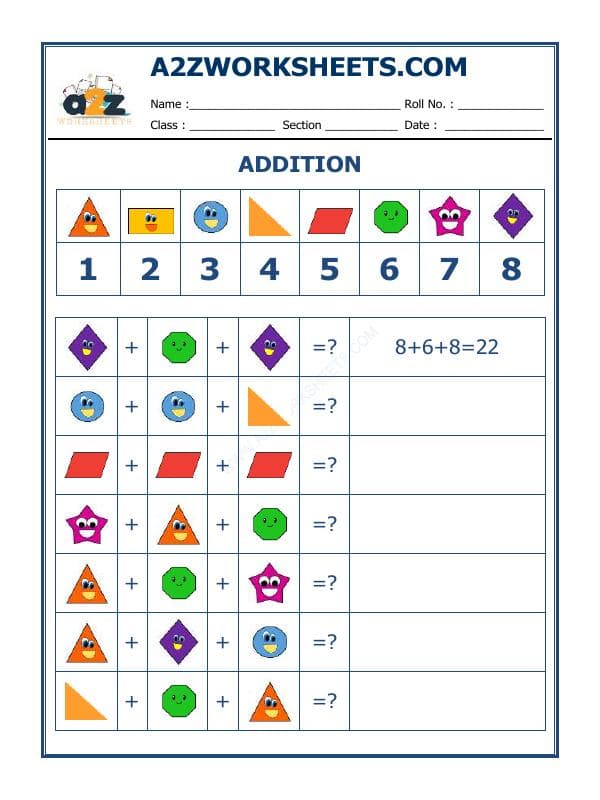 A2ZWorksheets:Maths-Addition-Addition-05