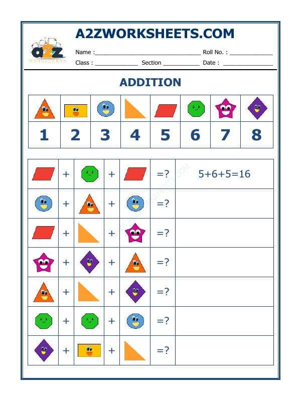 A2ZWorksheets:Maths-Addition-Addition-07