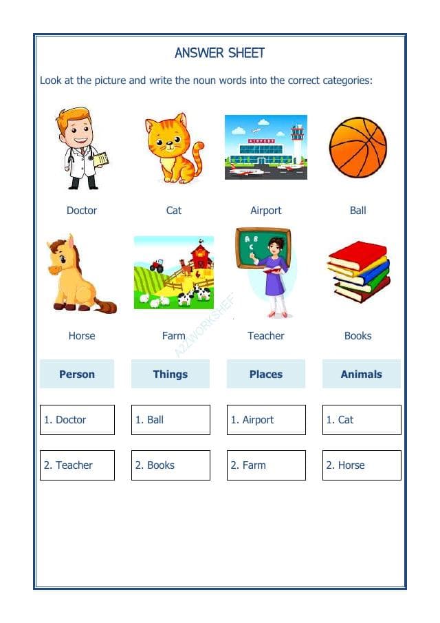 A2ZWorksheets:English-Grammar-English Noun Worksheet-01