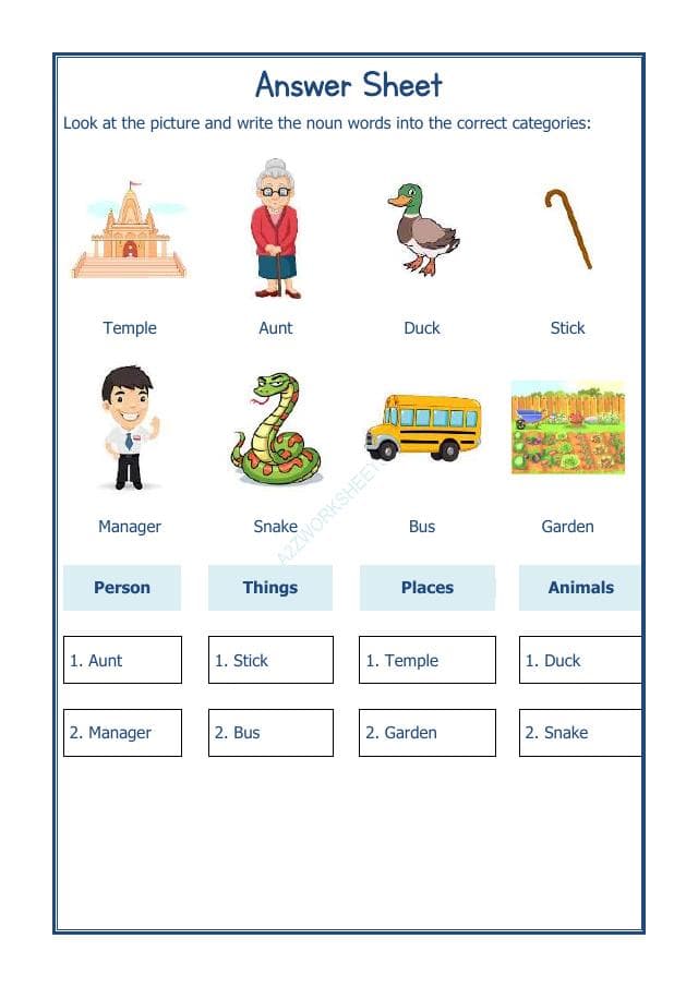 A2ZWorksheets:English-Grammar-English Noun Worksheet-09