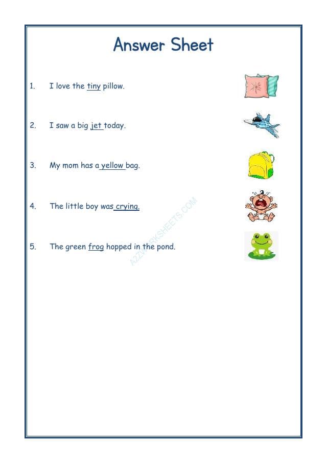 A2ZWorksheets:English-Grammar-English Adjectives Worksheet-03