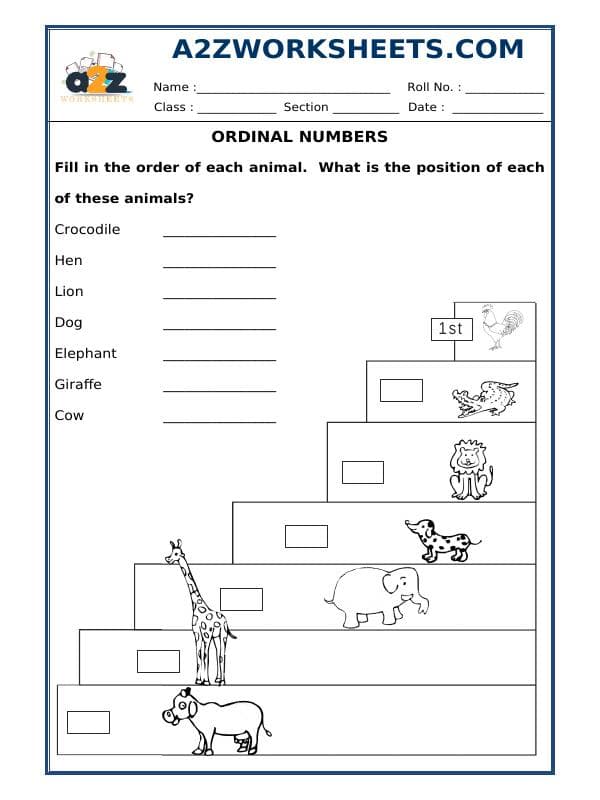 Ordinal Numbers