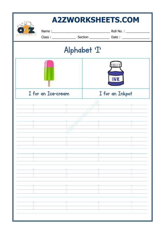 English Alphabet 'I'