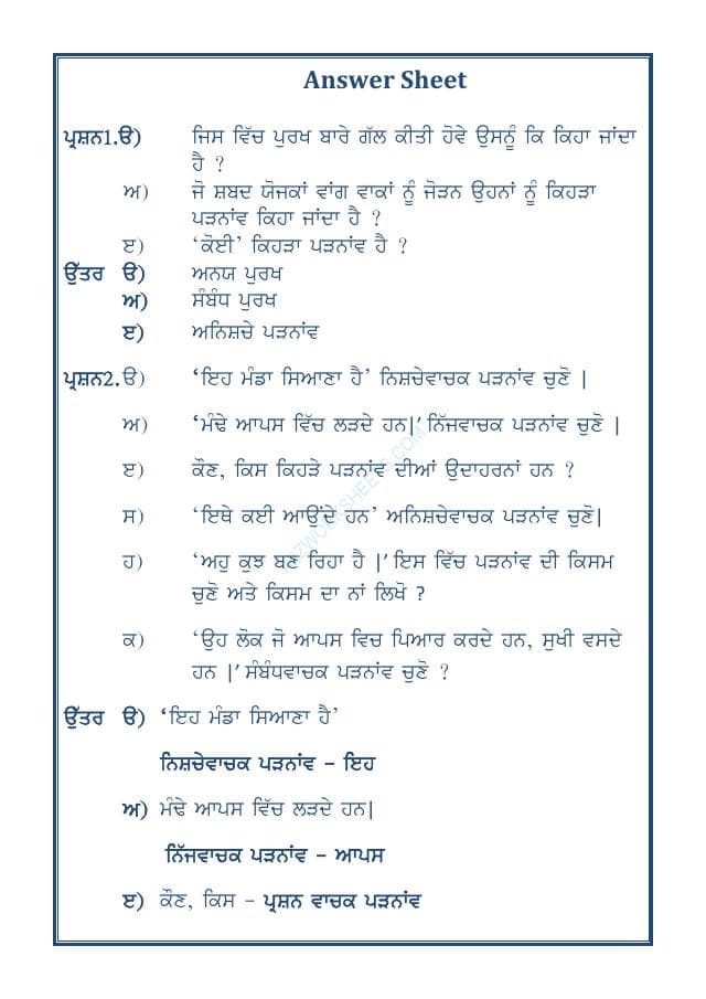 A2ZWorksheets:Language-Punjabi-Punjab Grammar-Padnav-03