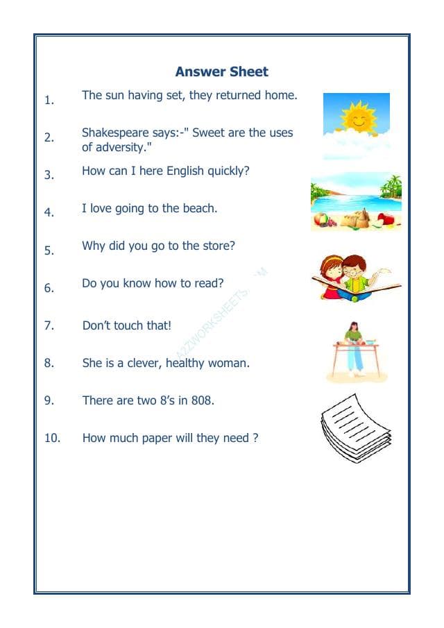 A2ZWorksheets:English-Grammar-English Punctuation Worksheet-01