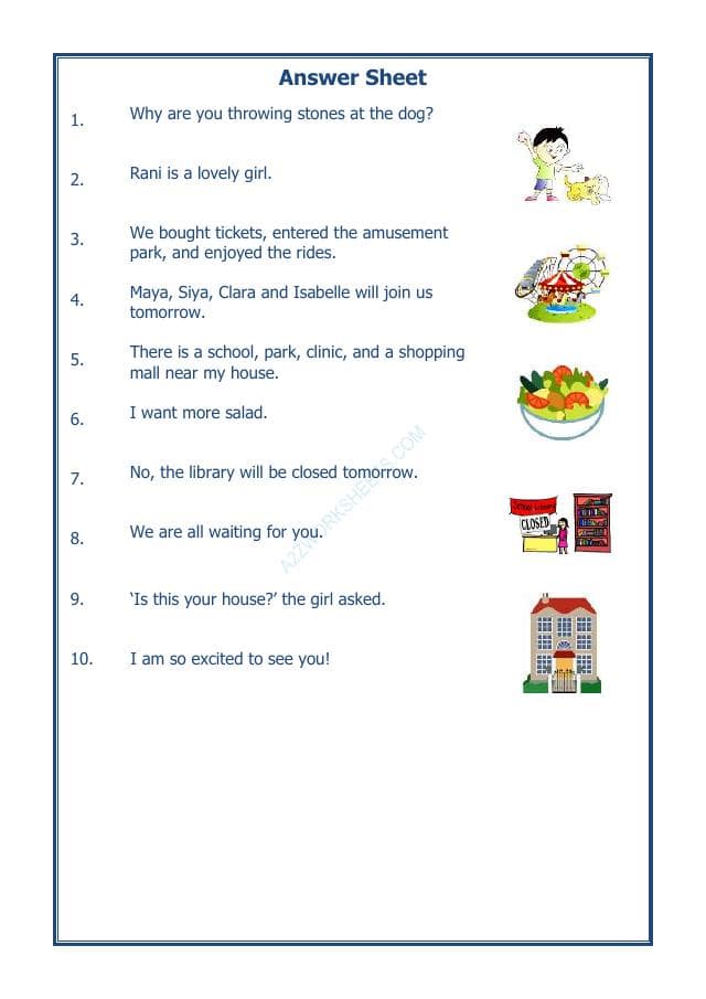 A2ZWorksheets:English-Grammar-English Punctuation Worksheet-03