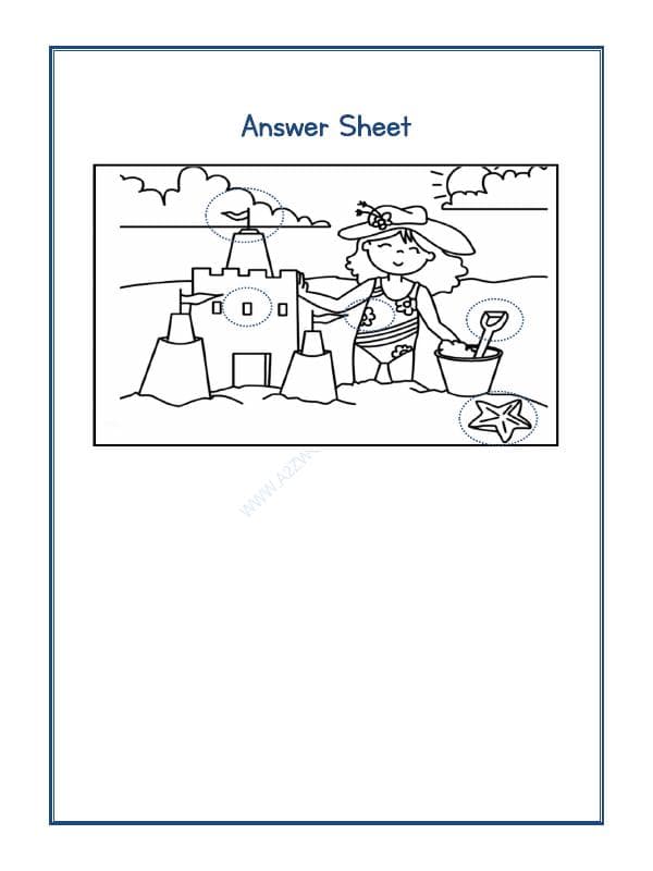 A2ZWorksheets:General Awareness-Logical Reasoning-Find The Difference-01