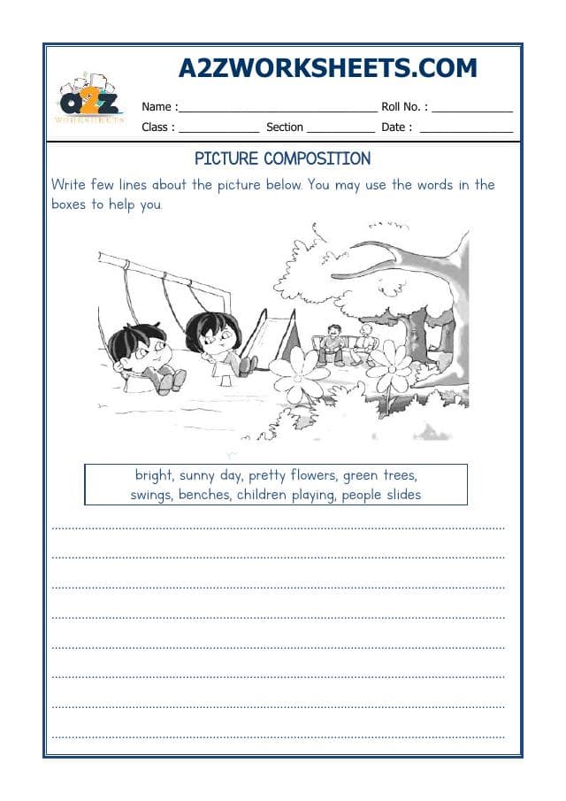 A2ZWorksheets:English-Writing-Picture Composition-14