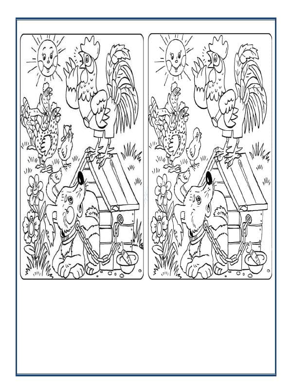 A2ZWorksheets:General Awareness-Logical Reasoning-Find The Difference-07