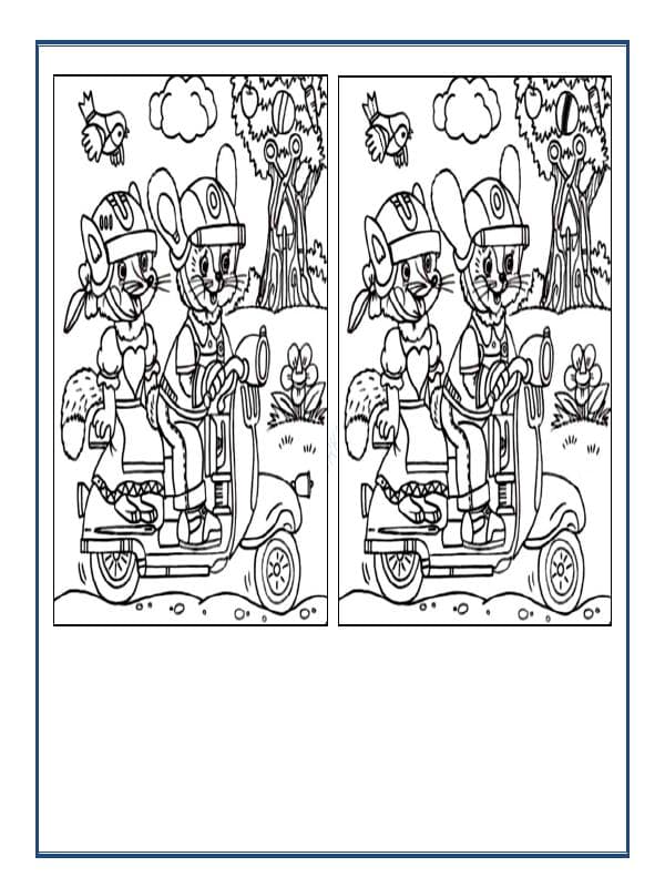 A2ZWorksheets:General Awareness-Logical Reasoning-Find The Difference-08