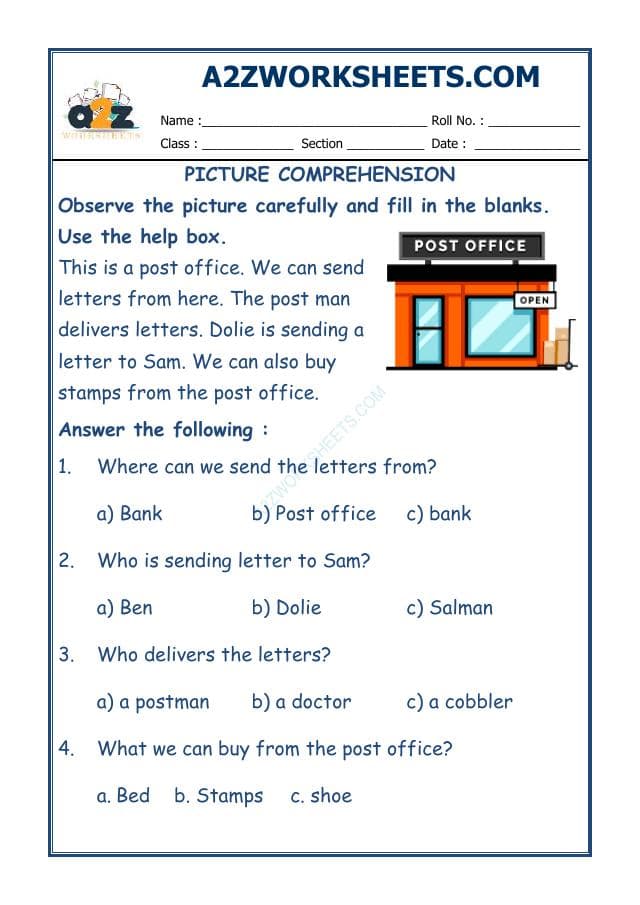 A2ZWorksheets:English-Reading-Picture Comprehension-31