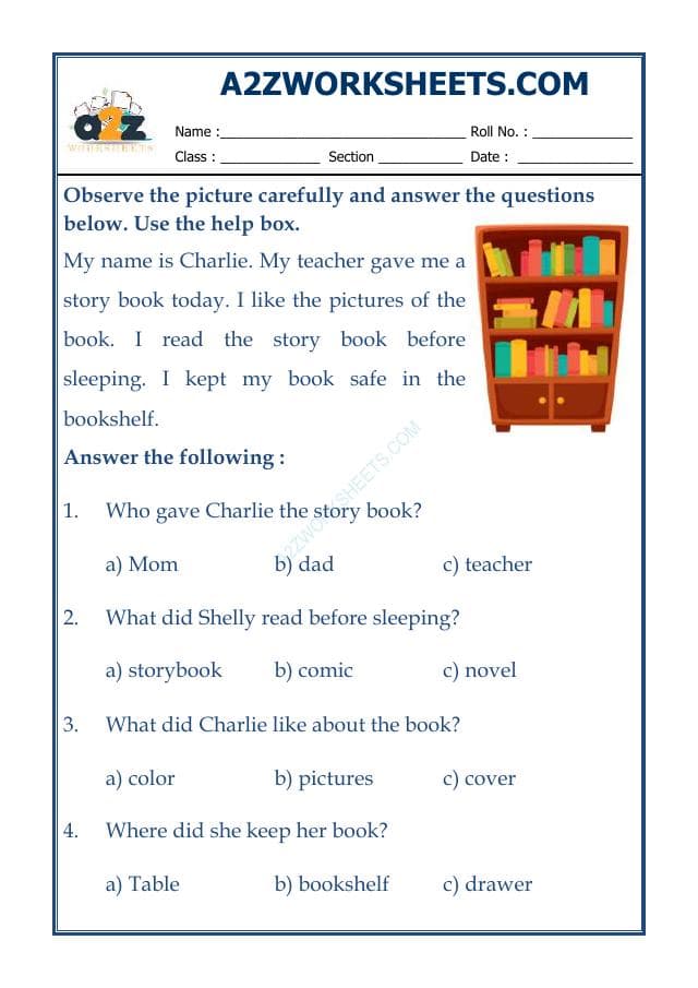A2ZWorksheets:English-Reading-Picture Comprehension-34