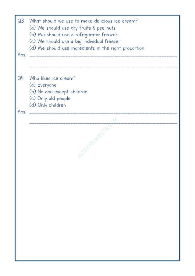 A2ZWorksheets:English-Reading-Comprehension Passage-24