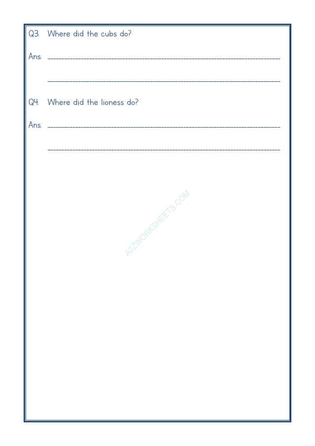 A2ZWorksheets:English-Reading-Comprehension Passage-25