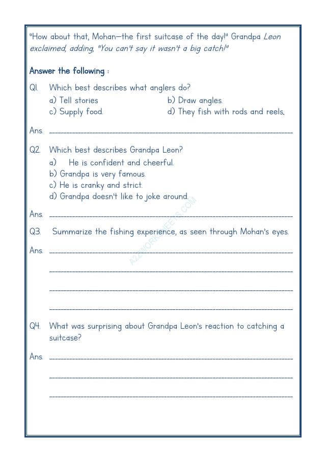 A2ZWorksheets:English-Reading-Comprehension Passage-18