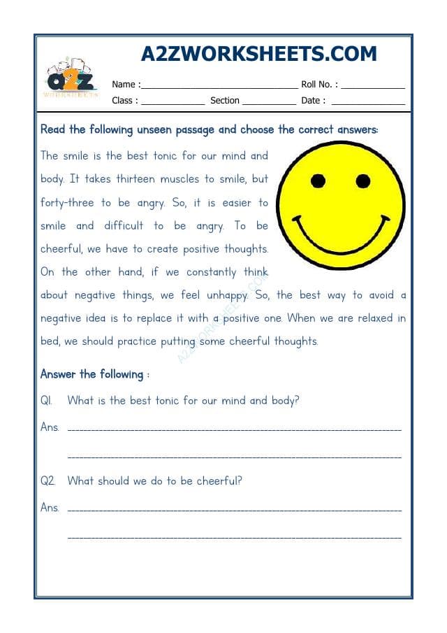 Comprehension Passage-23