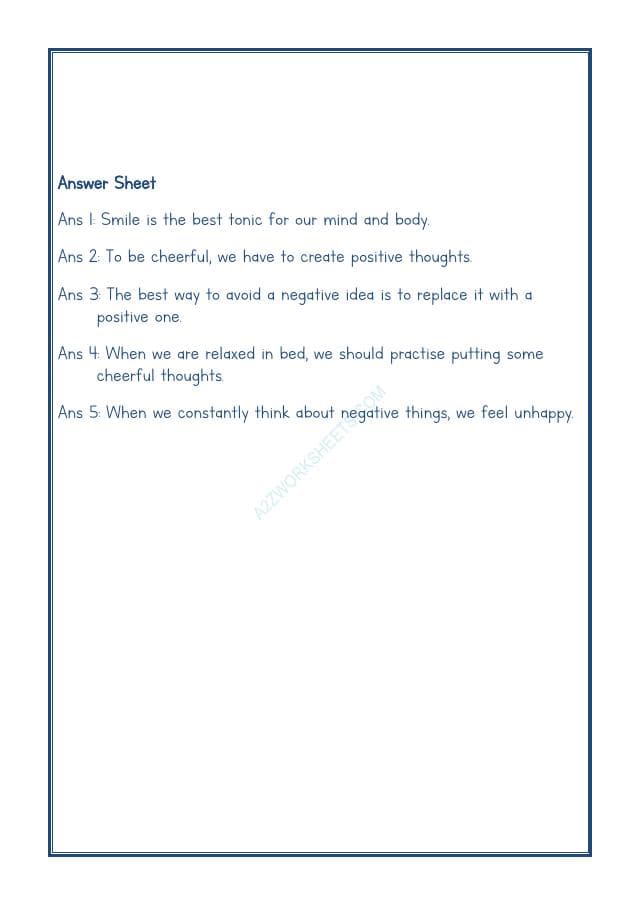 A2ZWorksheets:English-Reading-Comprehension Passage-23