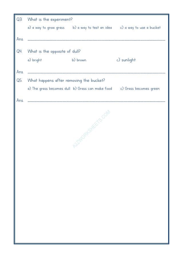 A2ZWorksheets:English-Reading-Comprehension Passage-24