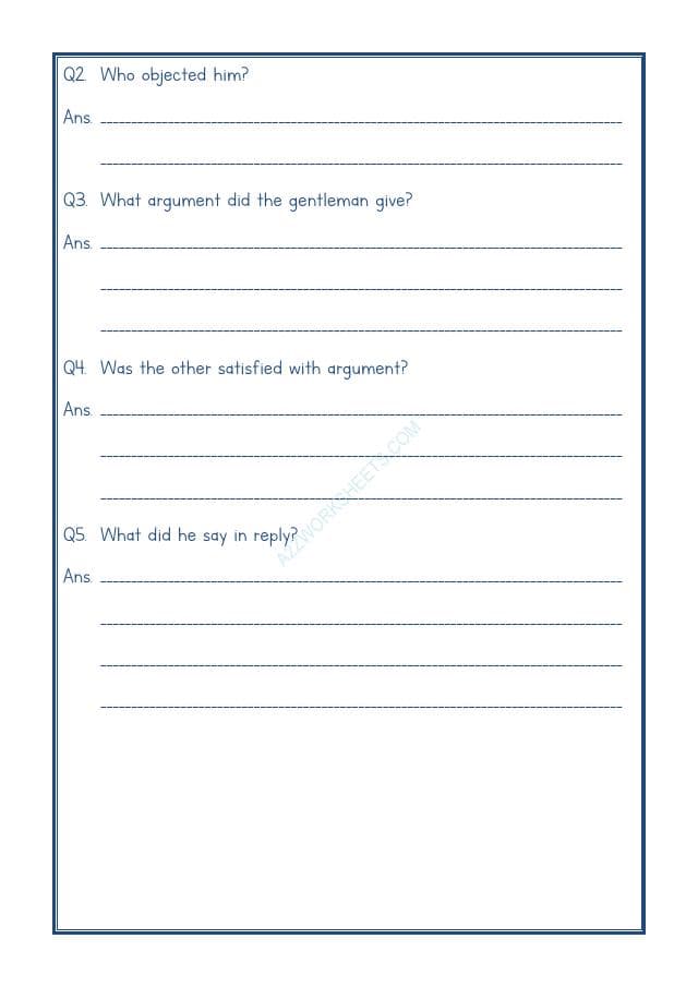 A2ZWorksheets:English-Reading-Comprehension Passage-25