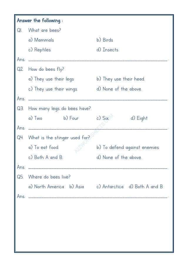 A2ZWorksheets:English-Reading-Comprehension Passage-18