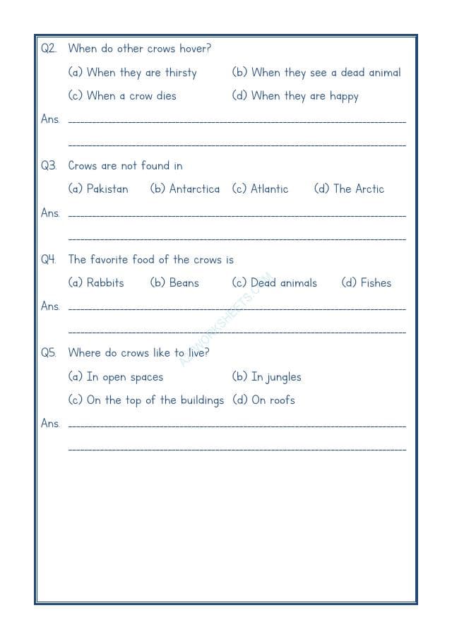 A2ZWorksheets:English-Reading-Comprehension Passage-20