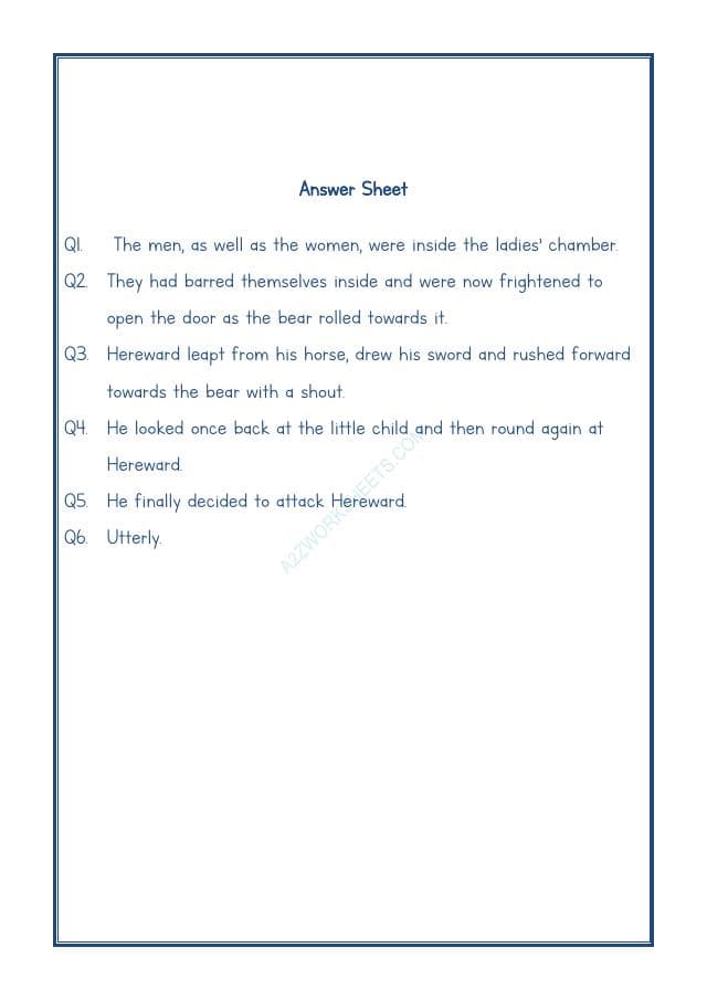 A2ZWorksheets:English-Reading-Comprehension Passage-21