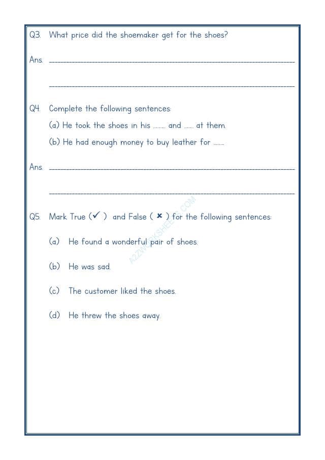 A2ZWorksheets:English-Reading-Comprehension Passage-25