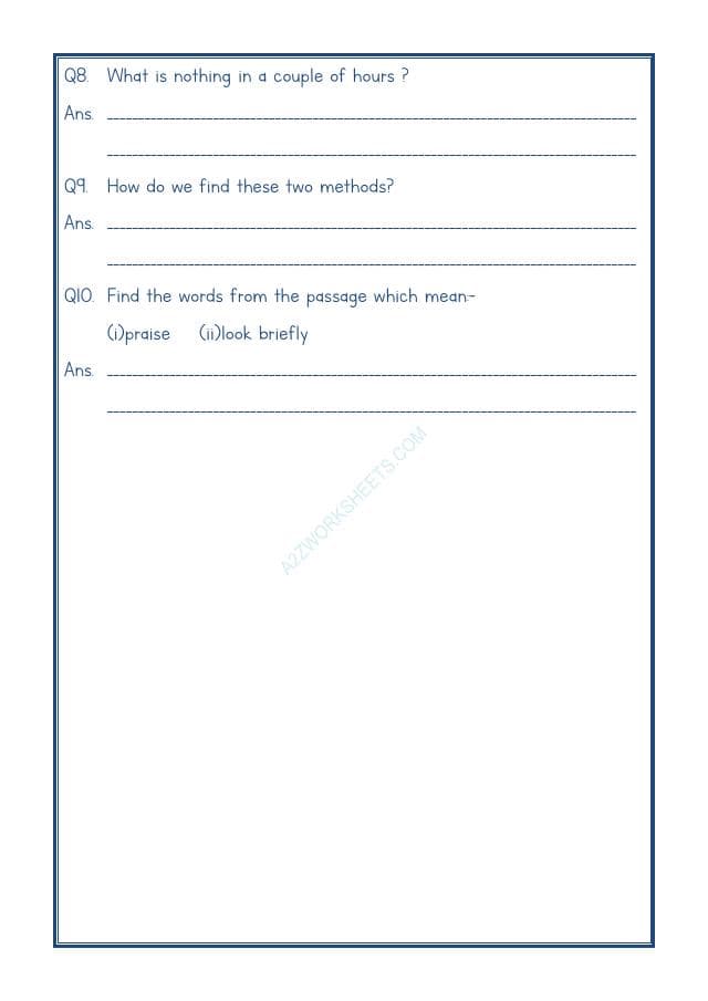 A2ZWorksheets:English-Reading-Class V-Comprehension Passage-28